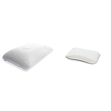TEMPUR Symphony Schlafkissen ergonomisches Nackenstützkissen für Rücken und Seitenschläfer, Memory Foam, Weiß, Jersey-Kissenbezug mit Reißverschluss für Symphony Schlafkissen S/M/L beige im Sale